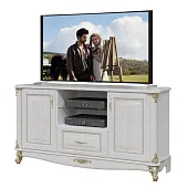 Да Винчи ТВ-тумба ГД-03 (патина белый)