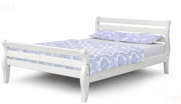 Кровать Аврора белый полупрозрачный 1600х2000 Кровать Аврора белый полупрозрачный 1600х2000