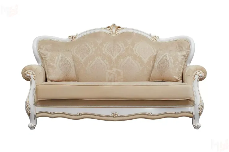 Диван Натали 3х местный белый глянец