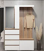 Прихожая Хелен Дуб крафт золотой/Белый Прихожая Хелен Дуб крафт золотой/Белый