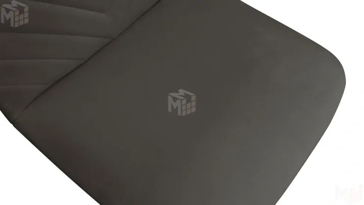 Стул Шерри К3 Белый матовый, Велюр Confetti Stone