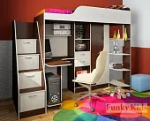 Кровать-чердак Фанки Кидз 15 + лестница-комод 13/8СВ Кровать-чердак Фанки Кидз 15 + лестница-комод 13/8СВ