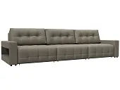 Диван прямой с полками Лига-053 НПБ Лонг