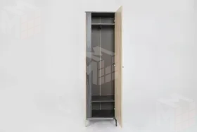 Шкаф Гретта 3 Ясень Черный/Дуб Сонома