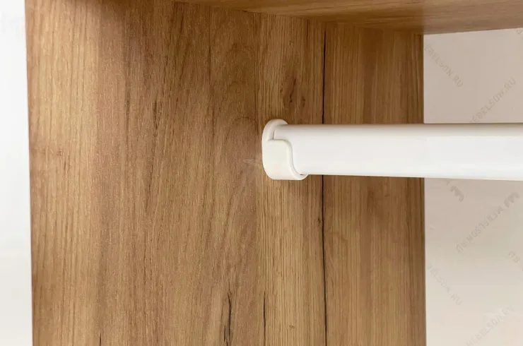 Шкаф комбинированный (с ящ. 2-створчатый) Форсаж  дуб крафт золотой/белый