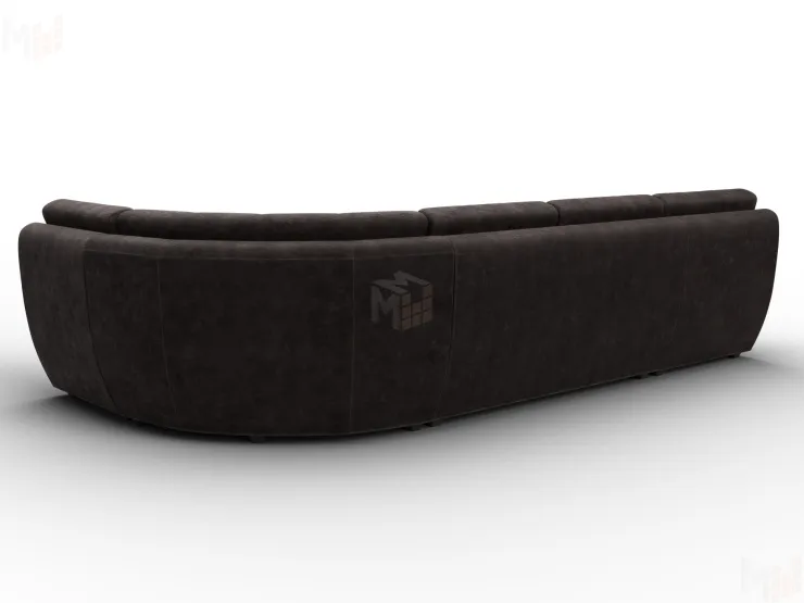 Диван П-образный модульный Холидей ( BRUT 17 коричневый )