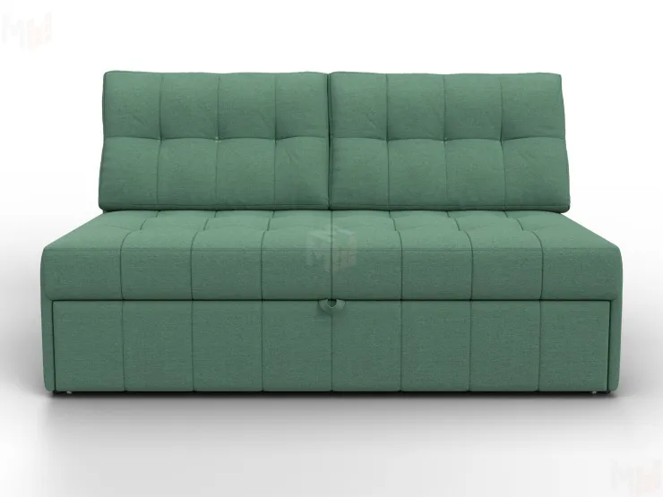 Диван прямой Лига-107 (140) ( Амур 11 зеленый )