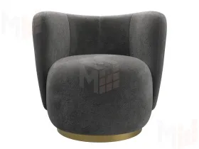 Кресло Лига-072 ( велюр TOWER 10 серый )