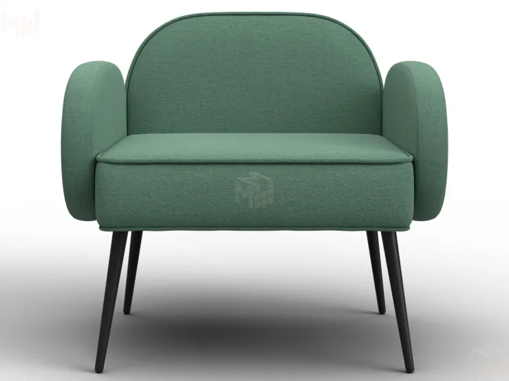 Кресло Лига-086 ( рогожка Амур 11 зеленый )