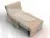Кресло-кровать Лига-107 (80) ( SEVEN 729 бежевый )
