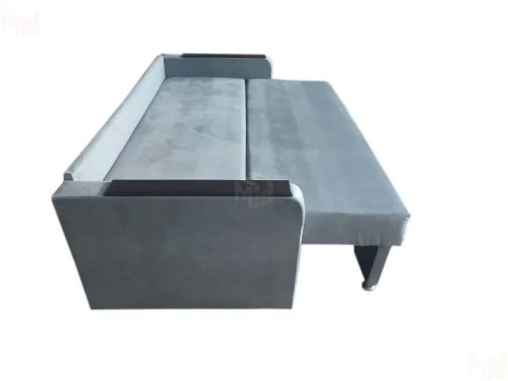 Еврософа  Амстердам - 3  серый велюр