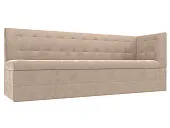 Диван кухонный прямой Бриз с углом справа