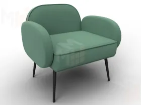 Кресло Лига-086 ( рогожка Амур 11 зеленый )