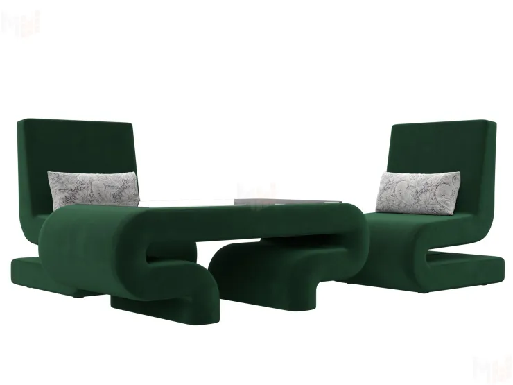 Набор Волна-3 (стол, 2 кресла)