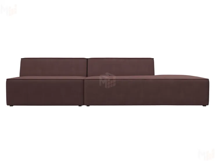 Диван прямой модульный Монс Модерн правый ( JOLY 09 бордовый )