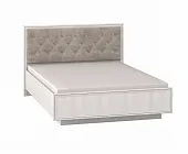 Кровать с подъемным механизмом  PAOLA 308 Люкс (1400) Ясень светлый патина Кровать с подъемным механизмом  PAOLA 308 Люкс (1400) Ясень светлый патина