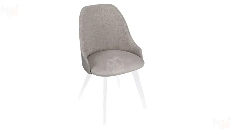 Стул Толедо тип 1 Белый матовый / тк. №208 / тк.220 Стул Толедо тип 1 Белый матовый / тк. №208 / тк.220