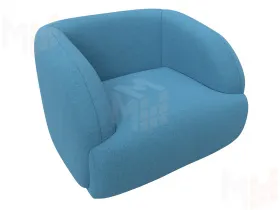 Кресло Лига-041 ( Амур 10 голубой )