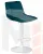 Стул барный DOBRIN TAILOR WHITE (морской волны велюр (MJ9-99))