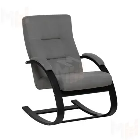 Кресло-качалка Leset Милано 2.0 (Венге/Bingo 20 (мышиный))