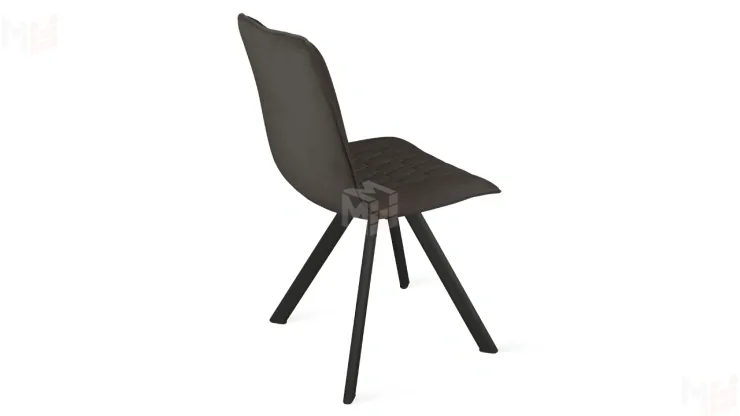 Стул Хьюго К2 Черный муар, Велюр Confetti Stone Стул Хьюго К2 Черный муар, Велюр Confetti Stone