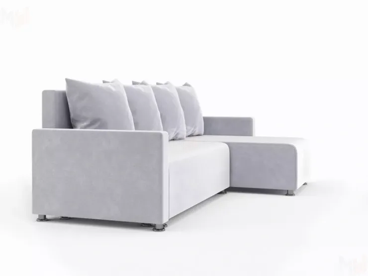 Угловой диван Таити Светло-серый