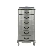 Комод Leset "Джульетта" узкий (6 ящ.) (Серый ясень) Комод Leset "Джульетта" узкий (6 ящ.) (Серый ясень)
