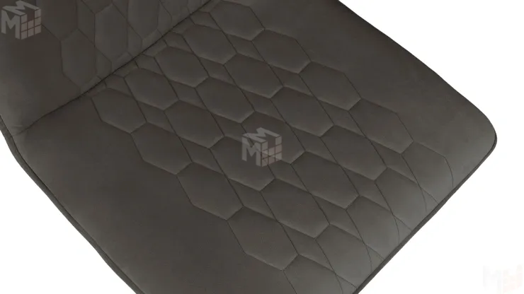 Стул Хьюго К2 Черный муар, Велюр Confetti Stone Стул Хьюго К2 Черный муар, Велюр Confetti Stone