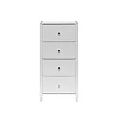 Комод Leset Нирита/Хайди, 4 ящика, Белый (Белый/Белый) Комод Leset Нирита/Хайди, 4 ящика, Белый (Белый/Белый)