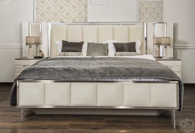 Кровать Гравита 180x200 см белый глянец Кровать Гравита 180x200 см белый глянец