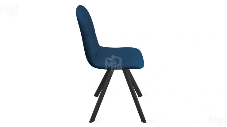 Стул Шерри К2 Черный муар, Велюр Confetti Blue Стул Шерри К2 Черный муар, Велюр Confetti Blue