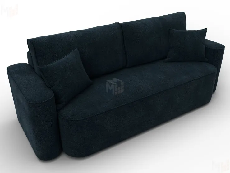 Диван прямой Лига-118 НПБ ( LAIM 21 графит )