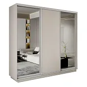 Шкаф-купе Экспресс трио 2 зеркала 2400 (Кашемир)