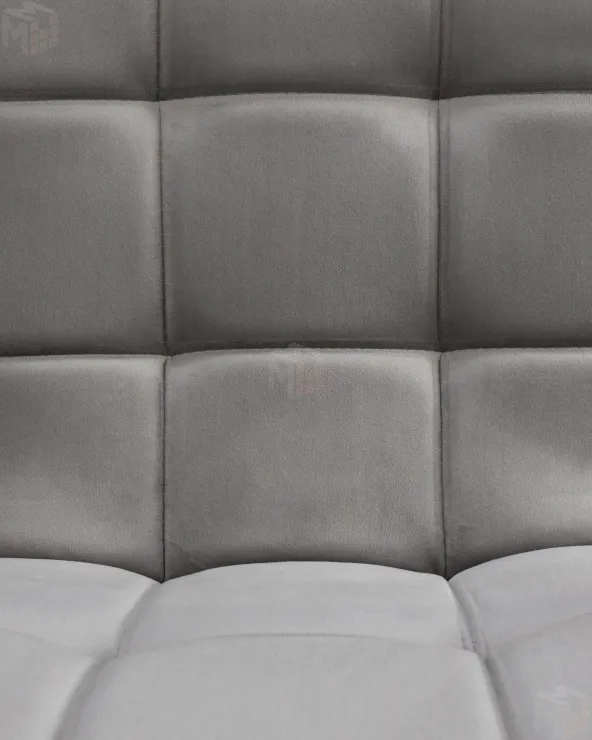 Стул барный DOBRIN KRUGER ARM (серый велюр (MJ9-75))