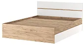 Кровать 1600 ГРЕТТА Дуб Крафт золотой-Белый Кровать 1600 ГРЕТТА Дуб Крафт золотой-Белый
