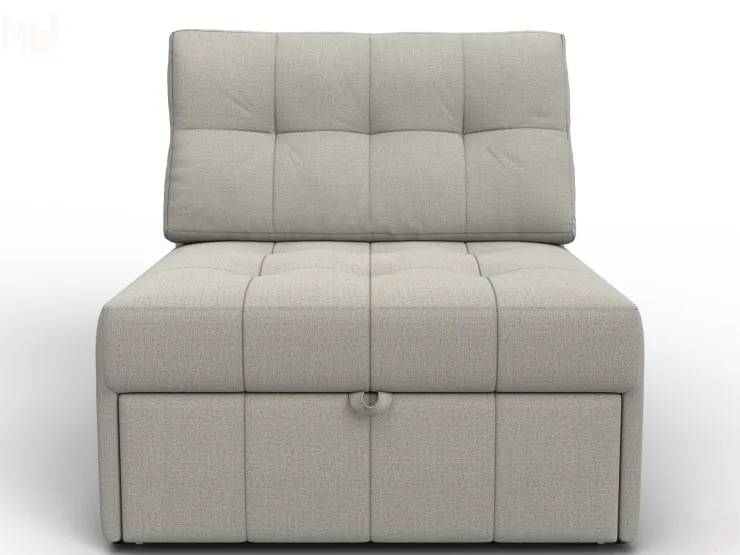 Кресло-кровать Лига-107 (80) ( Амур 02 бежевый )