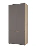 Шкаф Анталия 2-х створчатый (сонома/графит)
