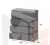 Комод 4 ящика Денвер Графит серый Комод 4 ящика Денвер Графит серый