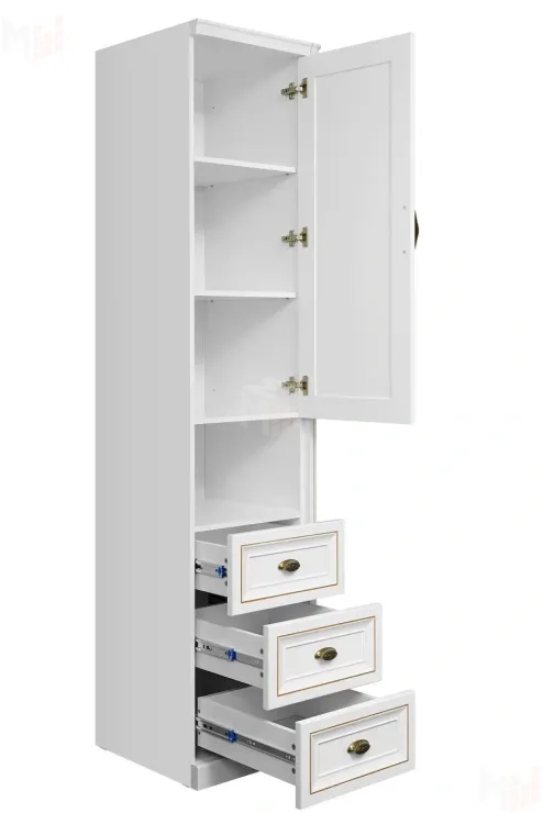 Шкаф детский Натали 1-ств без зеркал белый глянец Шкаф детский Натали 1-ств без зеркал белый глянец