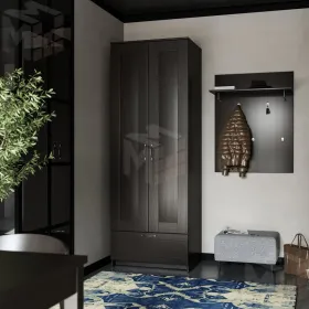 2.02.01.470.5 СИРИУС шкаф 2 двери и 1 ящик 78х59х220 Дуб Венге RU 2.02.01.470.5 СИРИУС шкаф 2 двери и 1 ящик 78х59х220 Дуб Венге RU