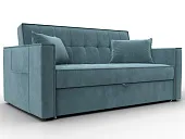 Диван прямой Лига-104 (140) ( SEVEN 113 бирюзовый )