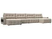 Диван П-образный с полками Лига-053 НПБ Лонг