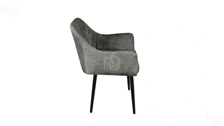 Стул Chester Т6 Черный муар Велюр V003 темно-серый