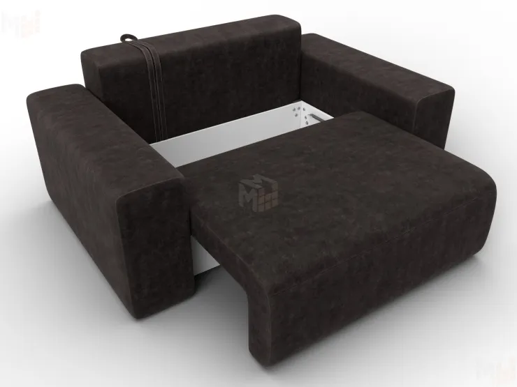 Кресло Лига-036 НПБ ( BRUT 17 коричневый )