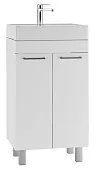 Тумба под умывальник "Енисей 50" Контраст без ящика Айсберг