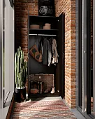 2.04.01.080.5 ПЕГАС шкаф 2 двери сборные RU Дуб Венге