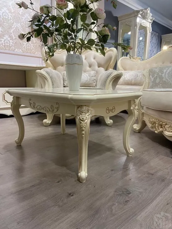 Столик прямоугольный Мона Лиза крем