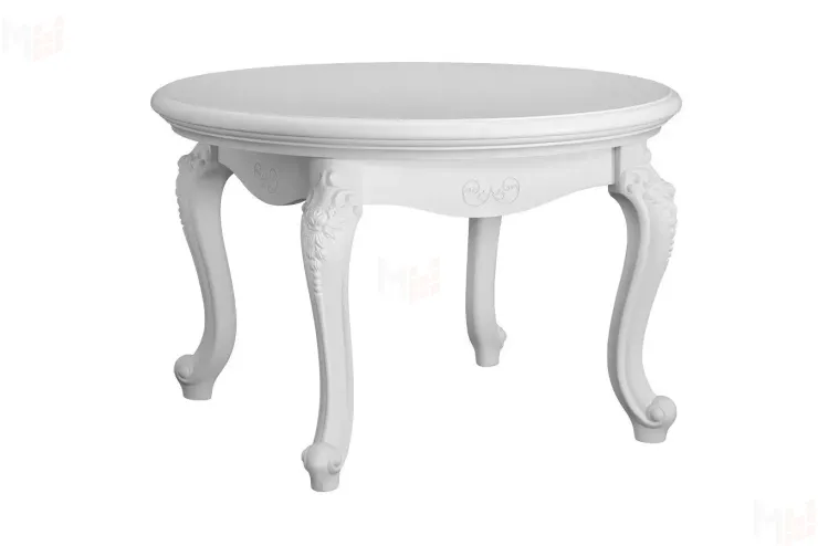 Столик круглый Мишель белый матовый Столик круглый Мишель белый матовый