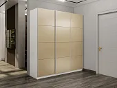 Шкаф-купе Прайм 3-х дверный Стекло фисташка 180 см Шкаф-купе Прайм 3-х дверный Стекло фисташка 180 см