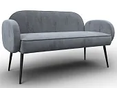 Диван прямой Лига-086 ( TOWER 10 серый )